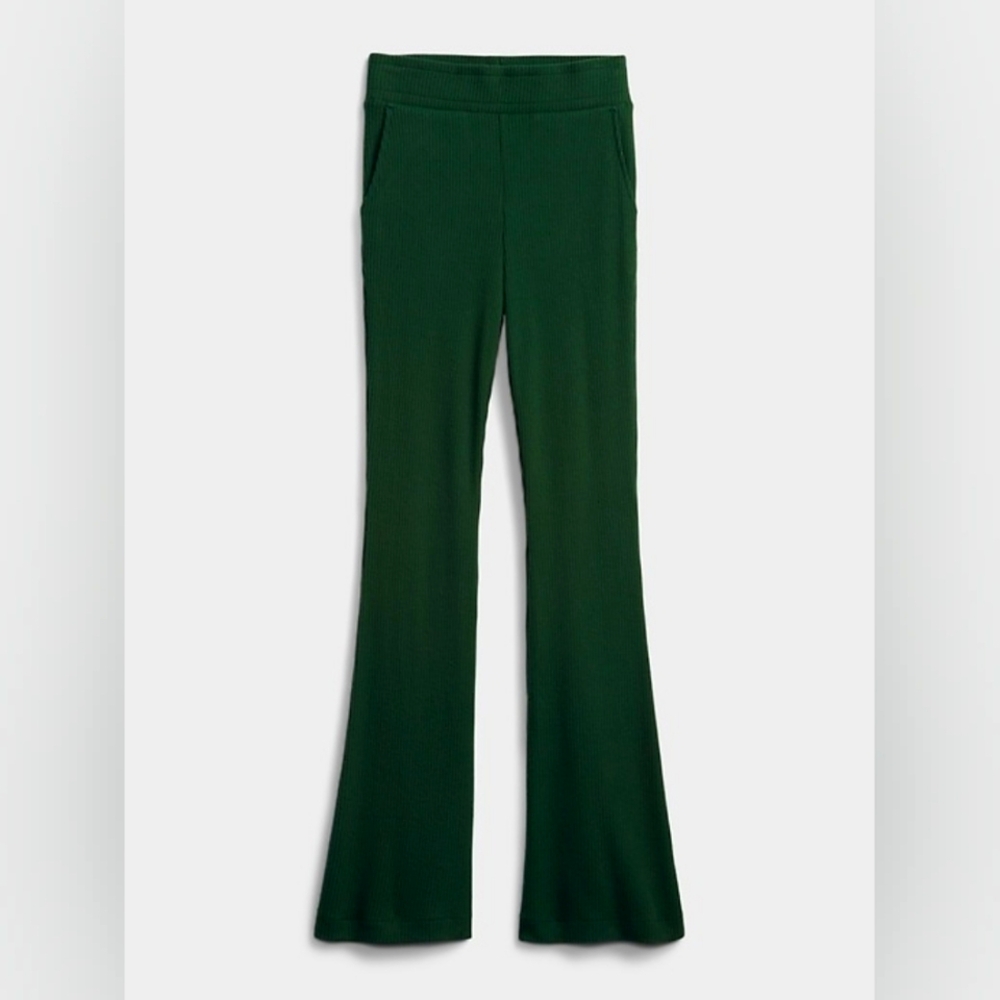 GAP Teen Softspun Ribbed Flare Knit Pants Sz 14/16 NWOT